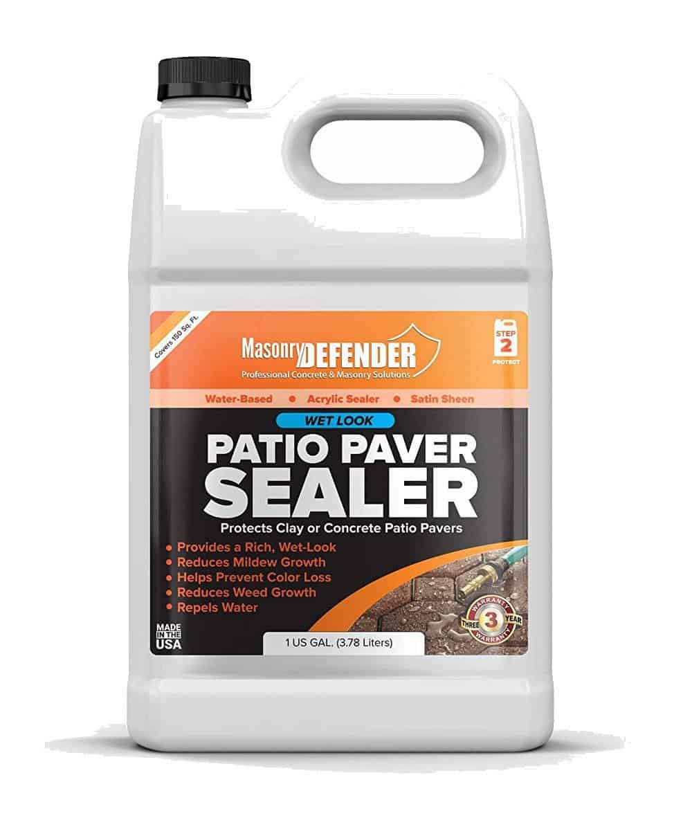 Seal Your Pavers 8 Best Paver Sealers Reviewed For 2021 Seal With Ease   Masonry Defender Wet Look Patio Paver Sealer 