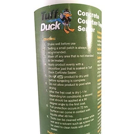 Tuff Duck Concrete Countertop Sealer Directions